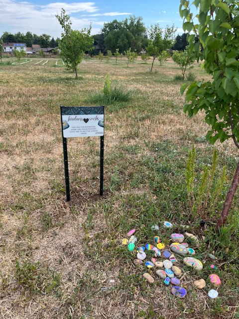 Kindness tree and sign